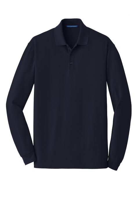 K8000LS Port Authority® EZCotton® Long Sleeve Polo - Image 2